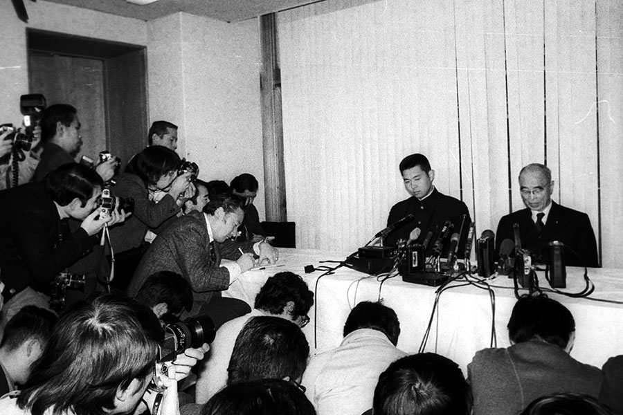 クラウンライター（現西武）の1位指名を拒否していた江川卓【写真：産経新聞社】