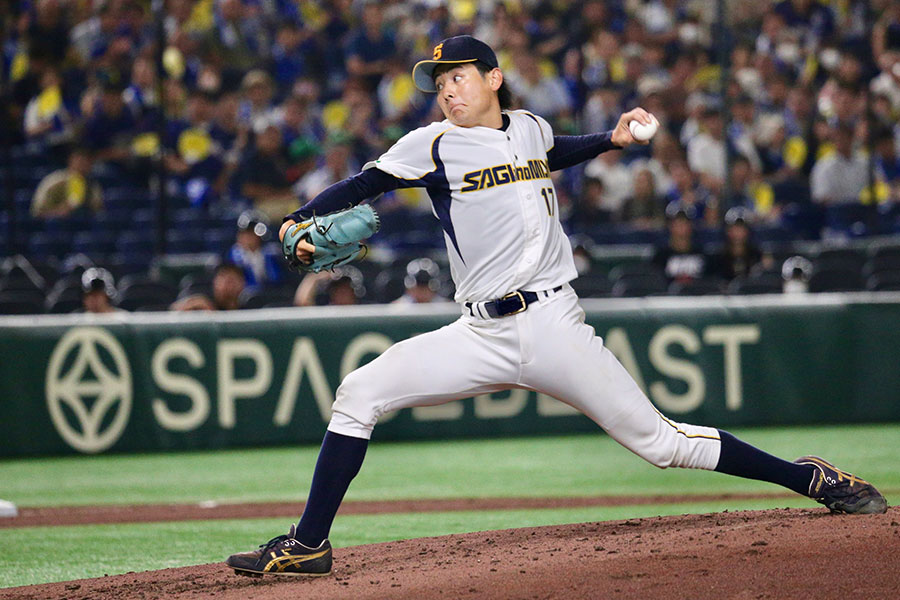 巨人からドラフト1位指名を受けた鷺宮製作所の竹丸和幸【写真：羽鳥慶太】