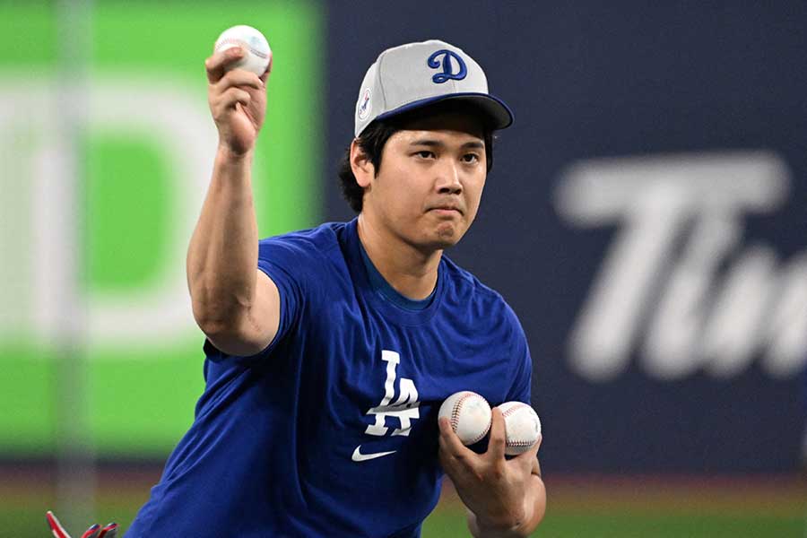 ドジャースの大谷翔平【写真：ロイター】