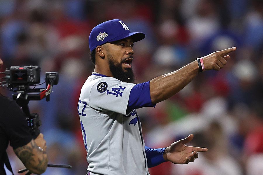 ドジャースのテオスカー・ヘルナンデス【写真：ロイター】