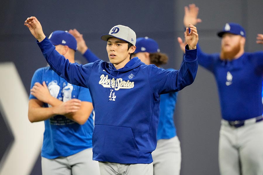 ドジャースの佐々木朗希【写真:ロイター】