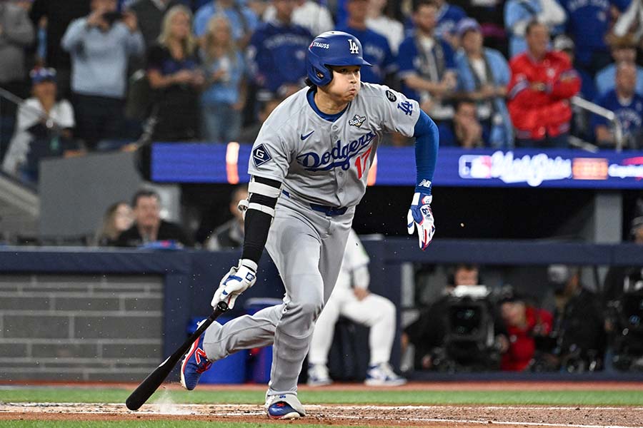 「1番・DH」で先発出場しているドジャースの大谷翔平【写真：ロイター】