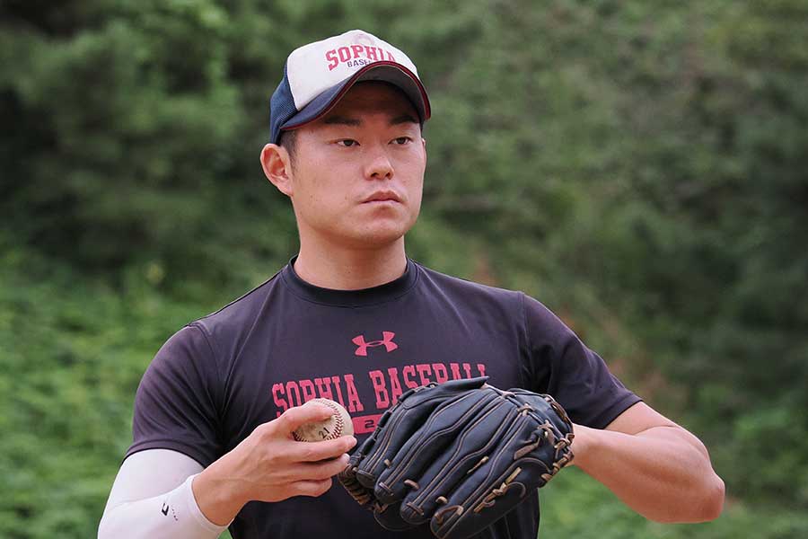 正木はSNSで拾った様々な練習法を試してきた【写真：羽鳥慶太】