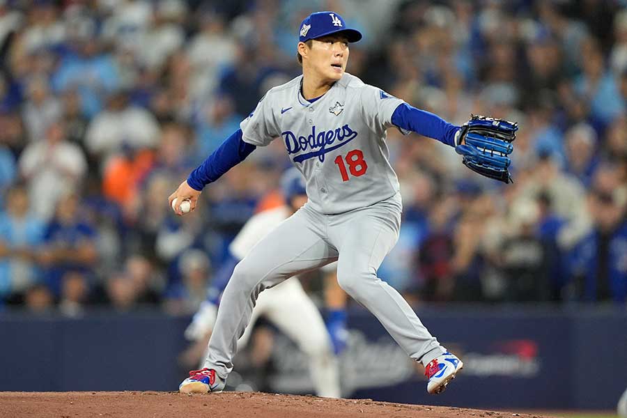 9回1失点と快投したドジャースの山本由伸【写真:ロイター】