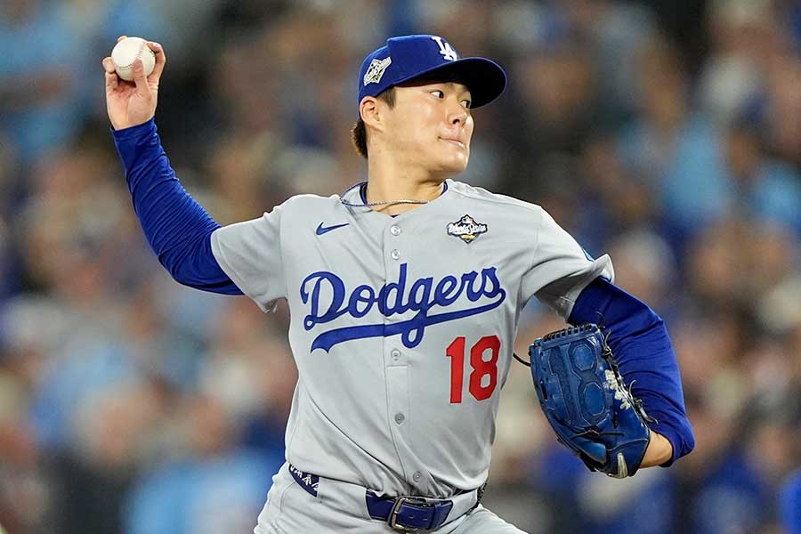 ドジャースの山本由伸【写真：ロイター】