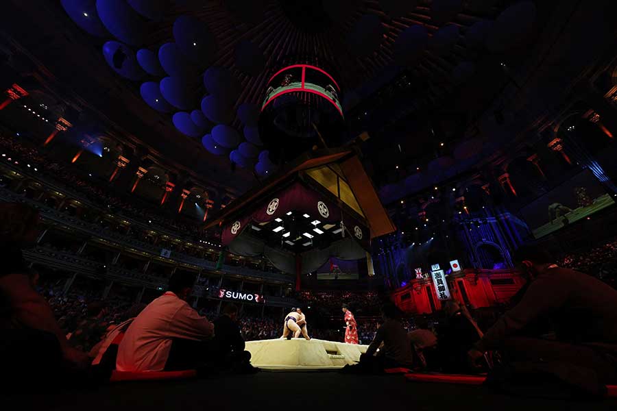 大相撲のロンドン公演が行われたロイヤル・アルバート・ホール【写真：ロイター】