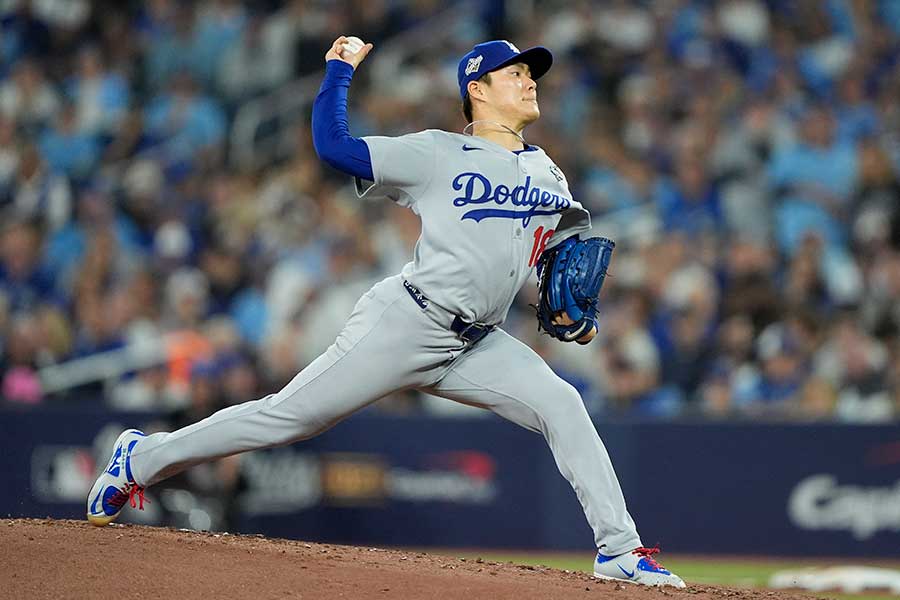 9回1失点と快投したドジャースの山本由伸【写真:ロイター】