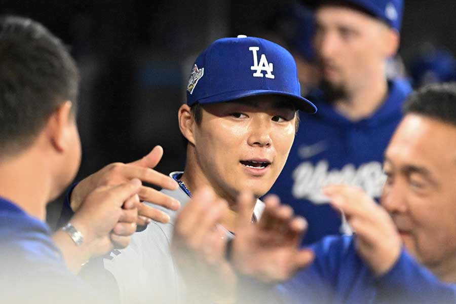 9回1失点と快投したドジャースの山本由伸【写真：ロイター】