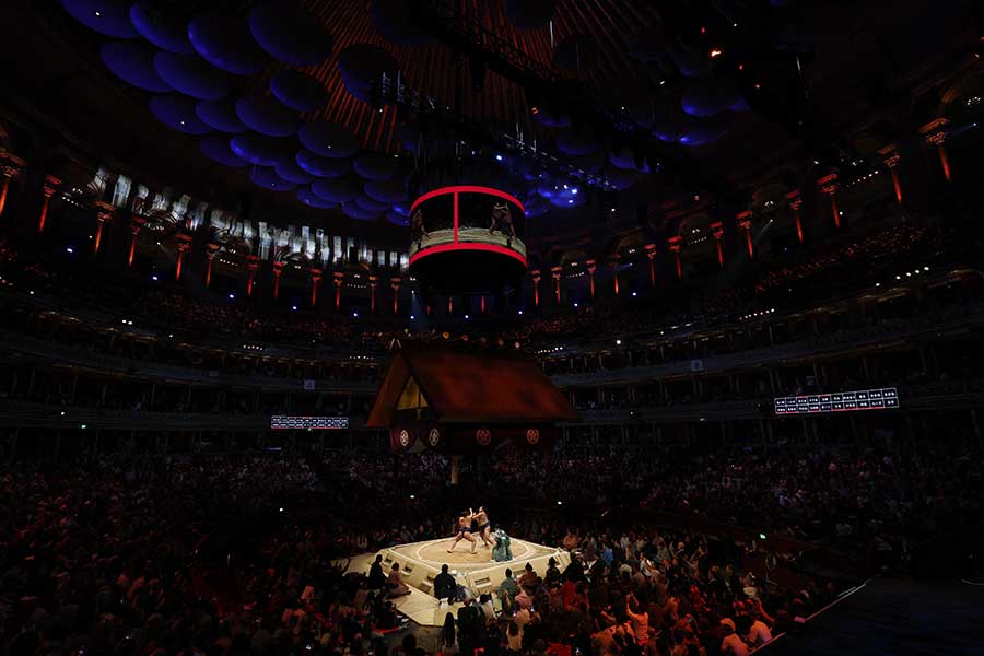 大相撲のロンドン公演が行われたロイヤル・アルバート・ホール【写真:ロイター】