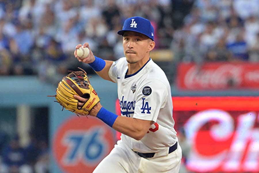 ドジャースのトミー・エドマン【写真:ロイター】