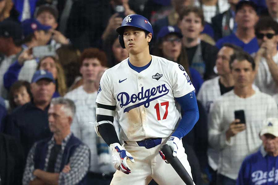 敬遠をされたドジャースの大谷翔平【写真：ロイター】