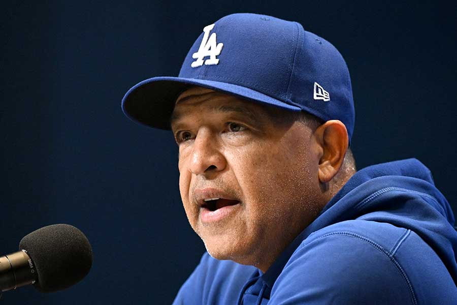 ドジャースのデーブ・ロバーツ監督【写真：ロイター】