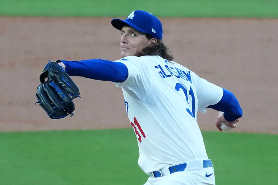 ドジャースのタイラー・グラスノー【写真:ロイター】