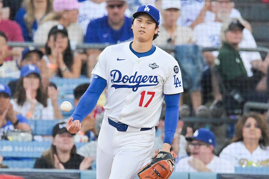 先発登板したドジャースの大谷翔平【写真：ロイター】
