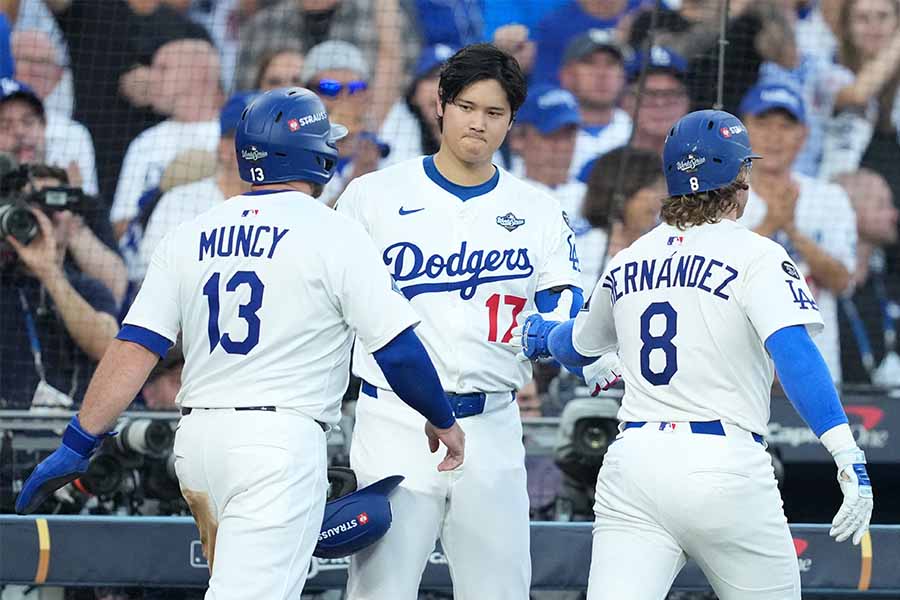 ドジャースの大谷翔平【写真：ロイター】