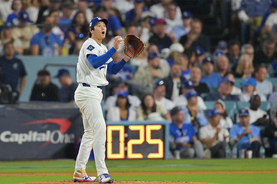先発登板したドジャースの大谷翔平【写真：ロイター】