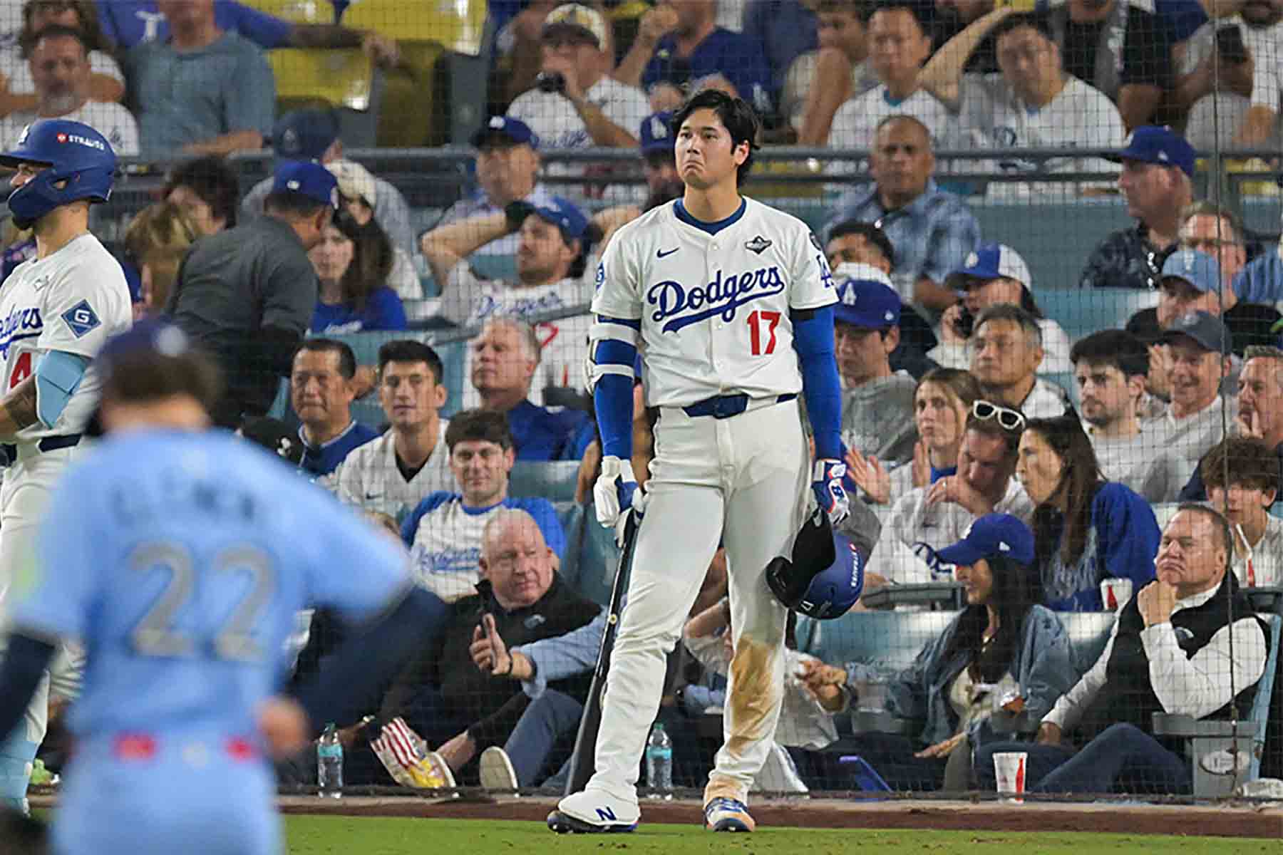 WS第4戦に1番・DH兼投手で先発も、チームは敗れたドジャースの大谷翔平【写真：ロイター】