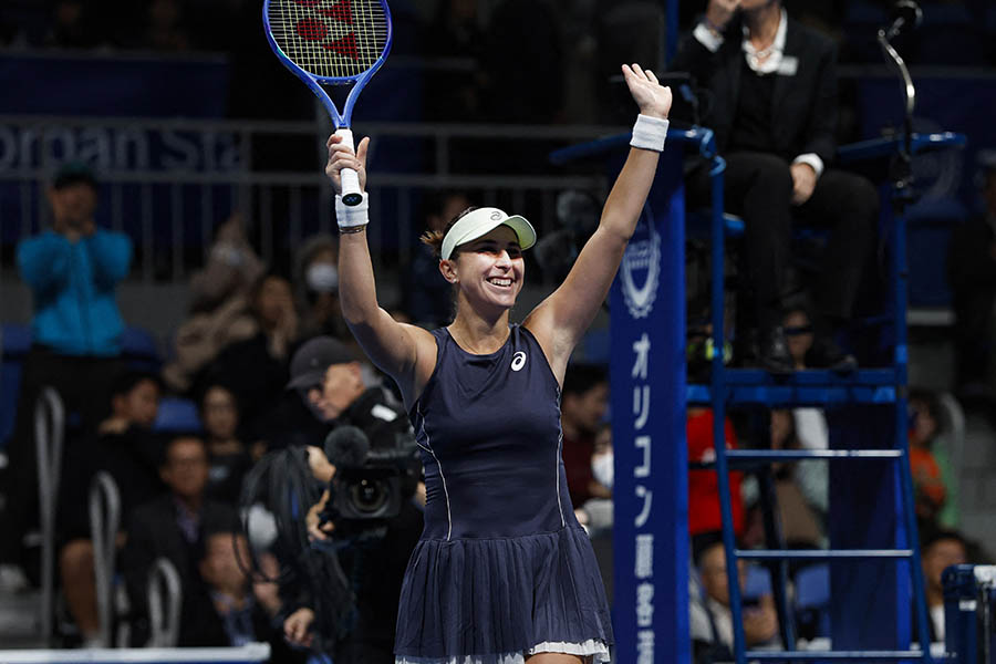 東レ・パンパシフィックOPで優勝したベリンダ・ベンチッチ【写真：ロイター】