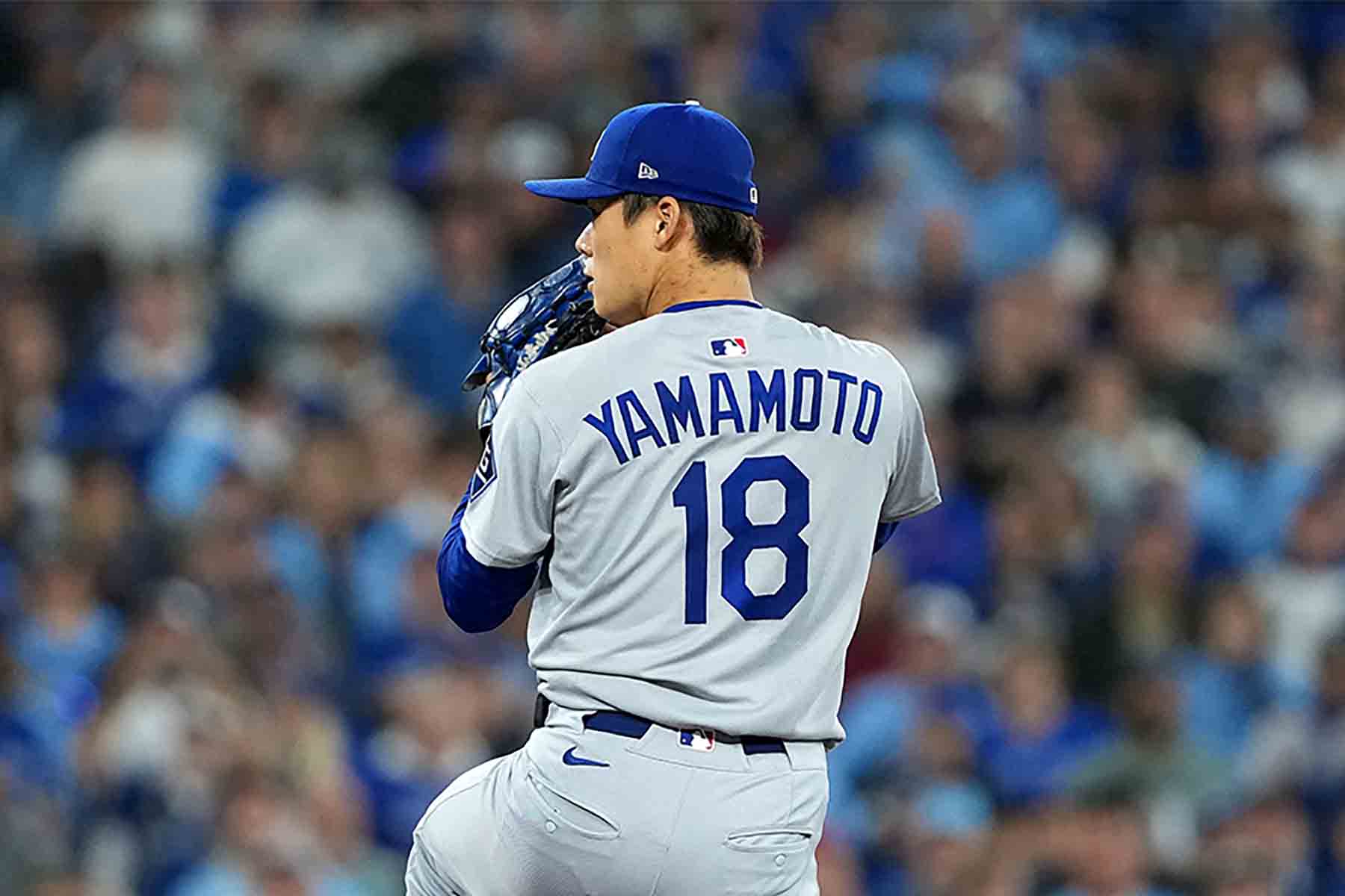 ブルージェイズ戦に先発し6回1失点と好投したドジャースの山本由伸【写真：ロイター】