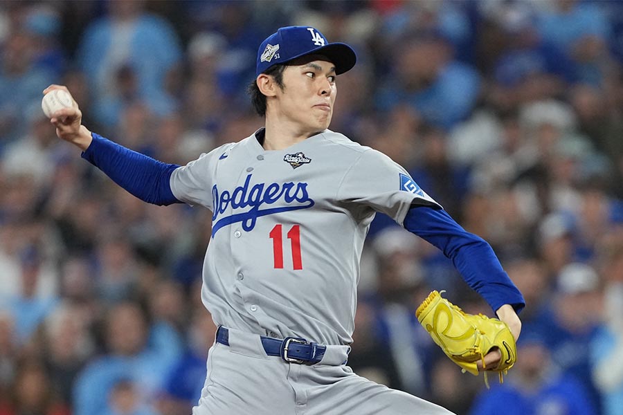 ドジャースの佐々木朗希【写真：ロイター】