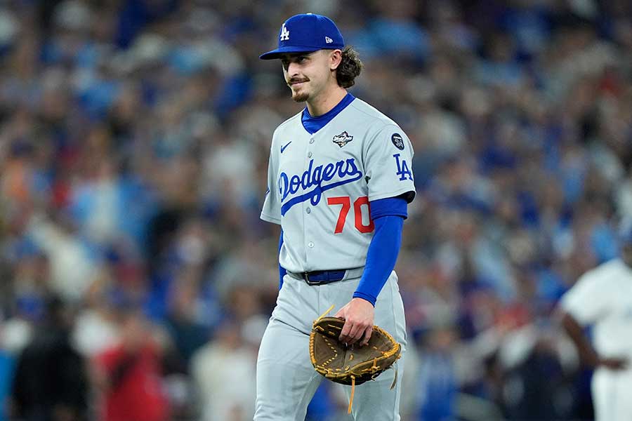 ドジャースのジャスティン・ロブレスキ【写真：ロイター】
