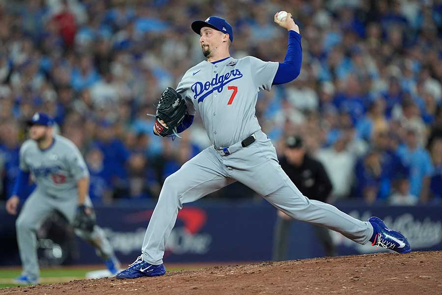 ドジャースのブレイク・スネル【写真：ロイター】