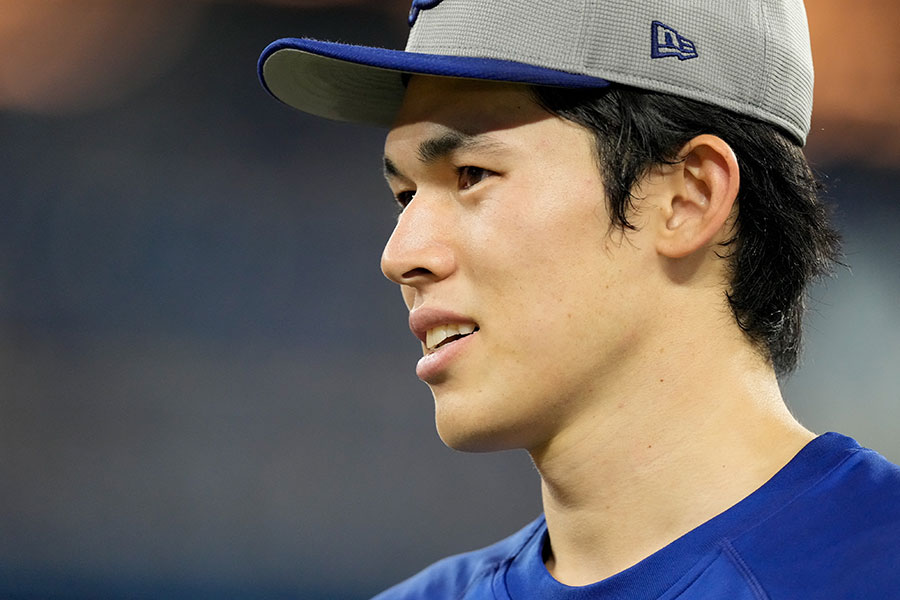 ドジャースの佐々木朗希【写真:ロイター】