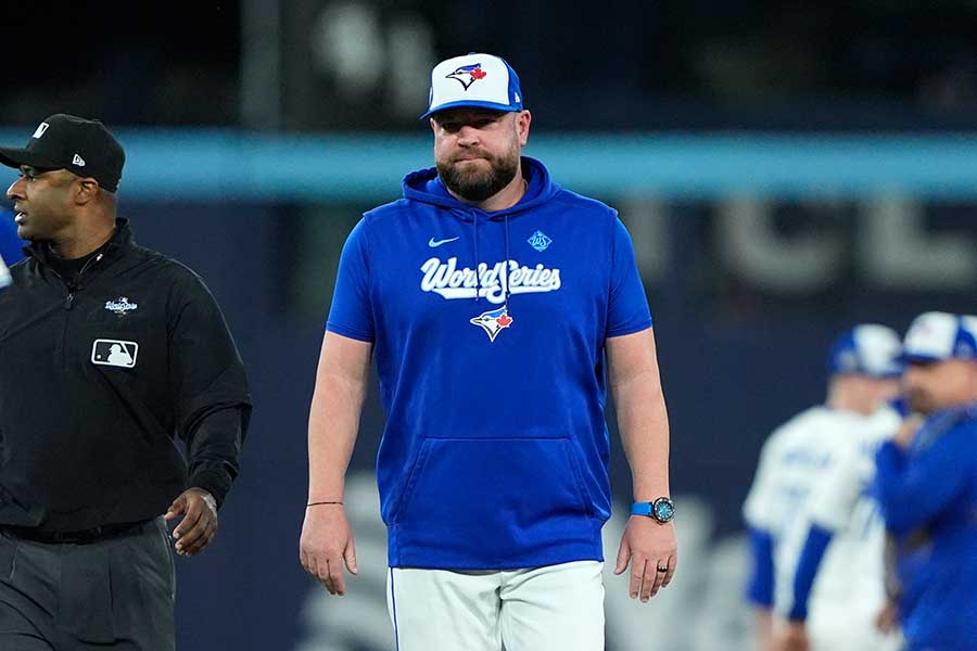 ブルージェイズのジョン・シュナイダー監督【写真:ロイター】