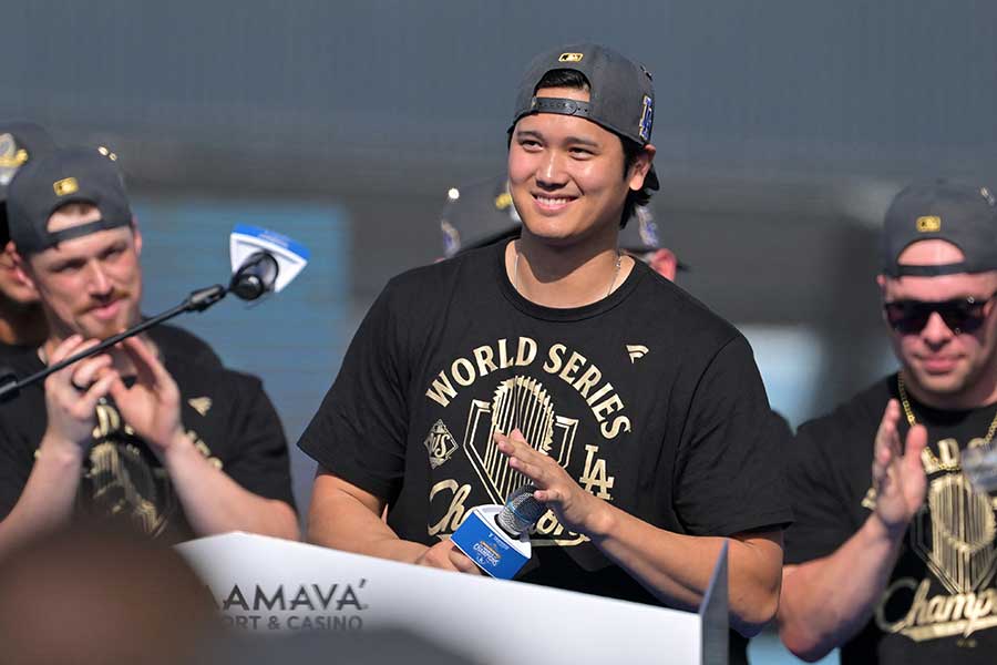 ドジャースの大谷翔平【写真:ロイター】