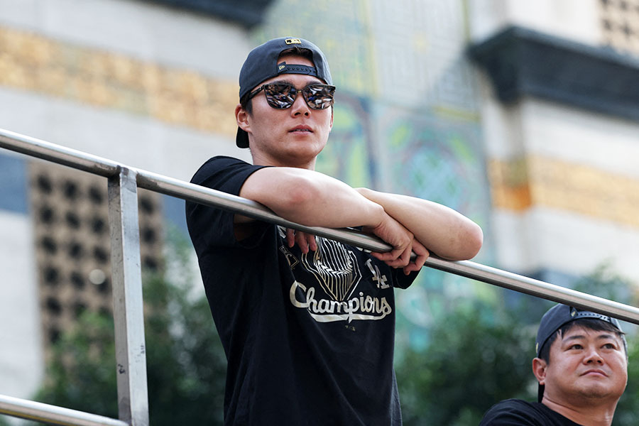 ドジャースの山本由伸【写真：ロイター】