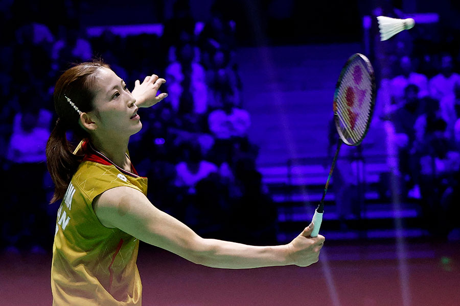 バドミントン女子の松山奈未【写真：ロイター/アフロ】