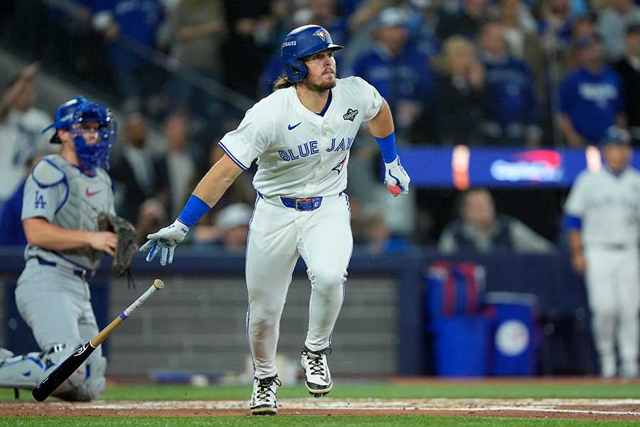 ブルージェイズのアディソン・バージャー【写真：ロイター】