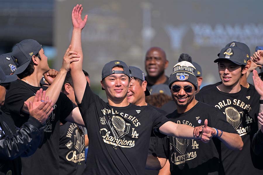 ドジャースの山本由伸【写真：ロイター】