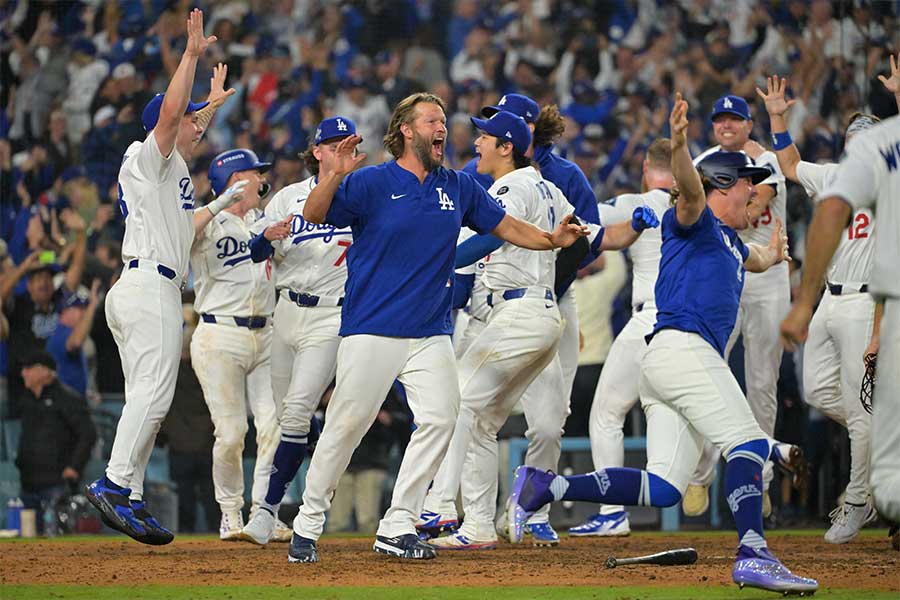 WS第3戦は延長18回の末にサヨナラ勝ちしたドジャース【写真:ロイター】