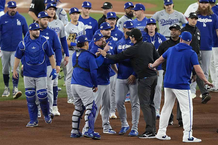 WS第7戦で乱闘騒ぎが起きた【写真：ロイター】