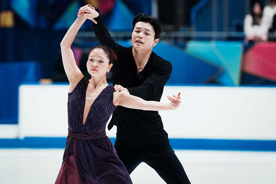 NHK杯に出場したシブタニ兄妹【写真:中戸川知世】