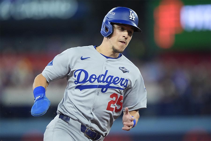 ドジャースのトミー・エドマン【写真：ロイター】