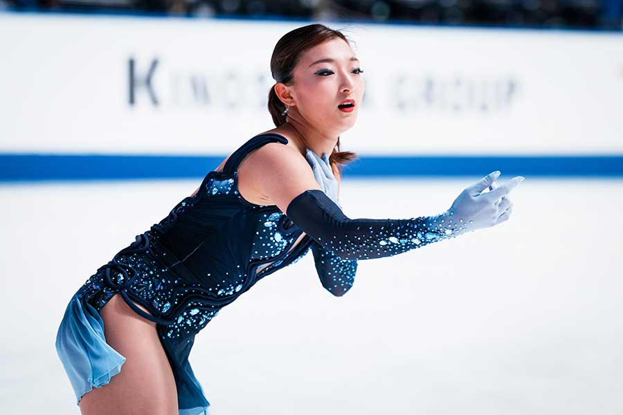 坂本花織【写真：中戸川知世】