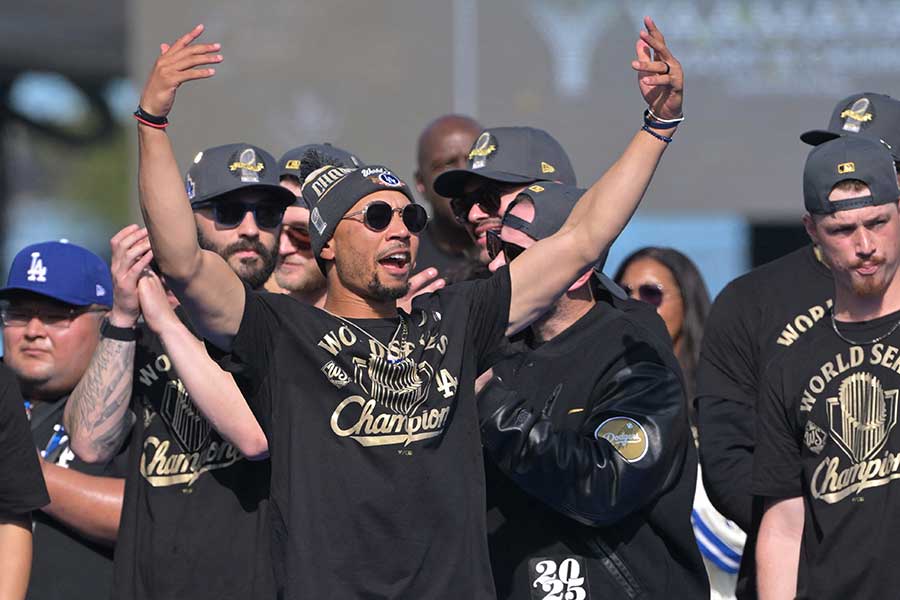 ドジャースのムーキー・ベッツ【写真：ロイター】