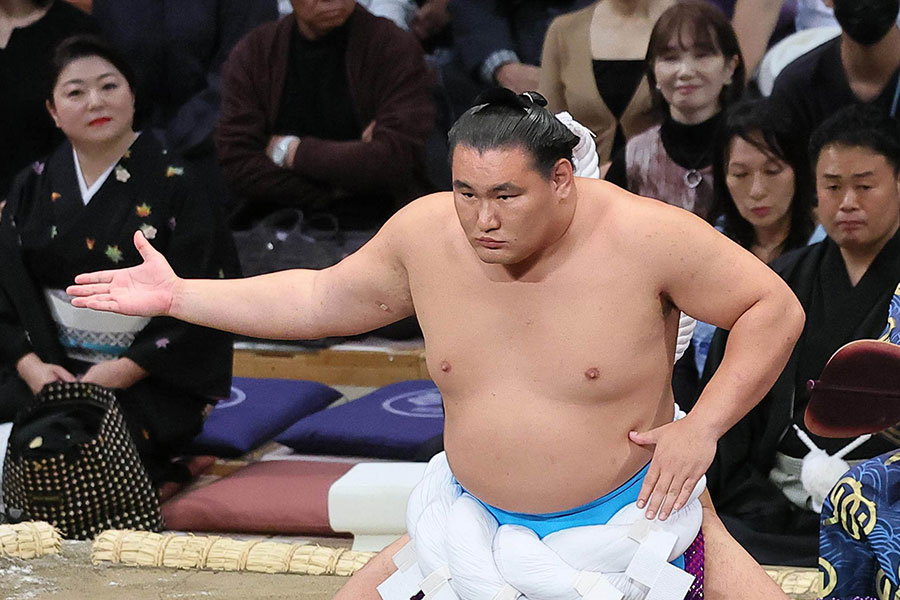 横綱・豊昇龍の土俵入りに注目が集まった【写真:スポーツ報知/アフロ】