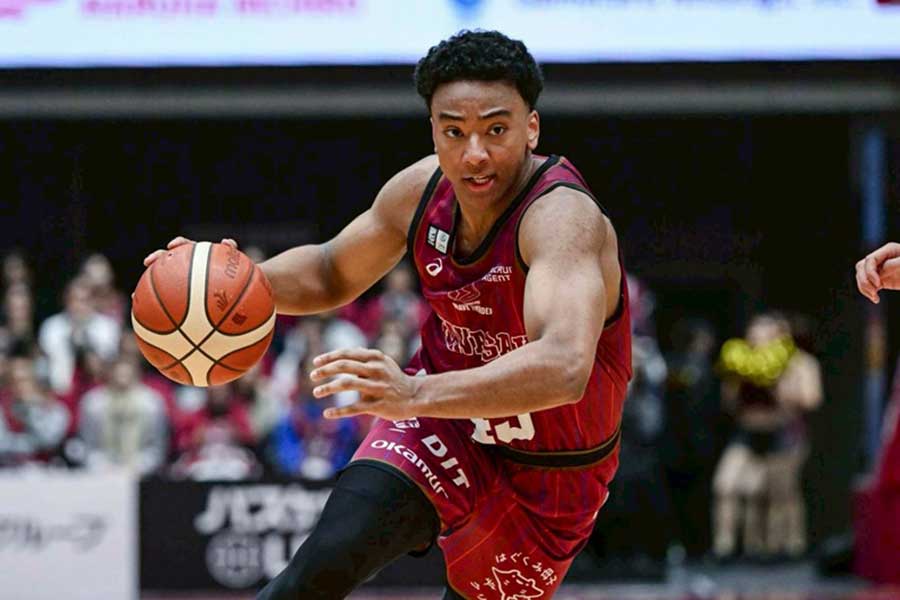 キャリアハイの15得点をマークした川崎の山内ジャヘル琉人【写真提供:川崎ブレイブサンダース】