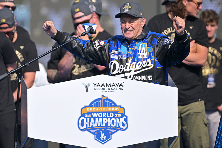 ドジャースのスタン・カステン球団社長【写真:ロイター】