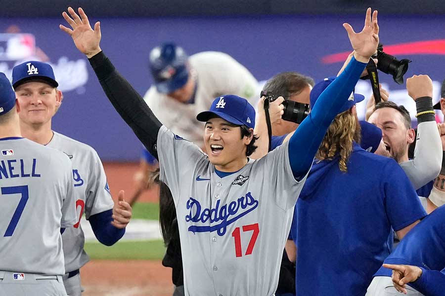ドジャースの大谷翔平【写真:ロイター】