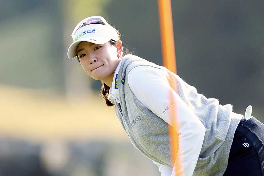 伊藤園レディスに出場している原英莉花【写真:スポーツ報知/アフロ】