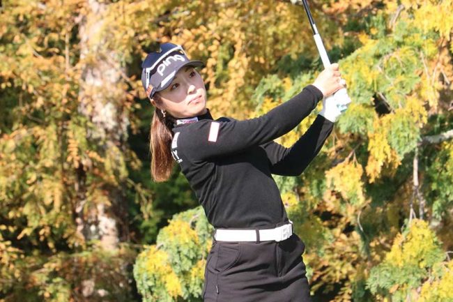 女子ゴルフ年間女王に前進「今週決まればラッキー」 22歳・佐久間朱莉