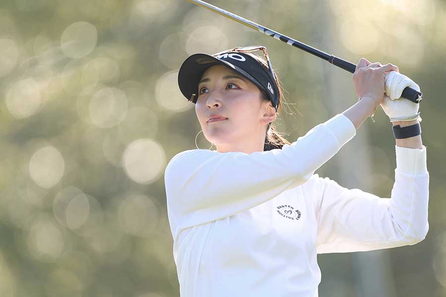 伊藤園レディスでプレーする脇元華【写真:スポーツ報知/アフロ】