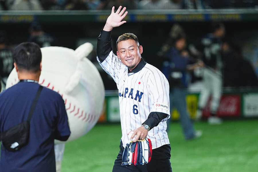 中田翔氏【写真：小林靖】