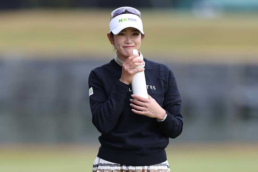 伊藤園レディス4位に入った原英莉花【写真:スポーツ報知/アフロ】