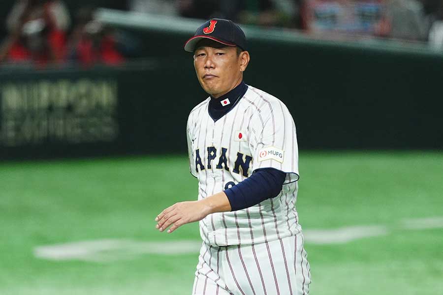 侍ジャパンの井端弘和監督【写真:小林靖】