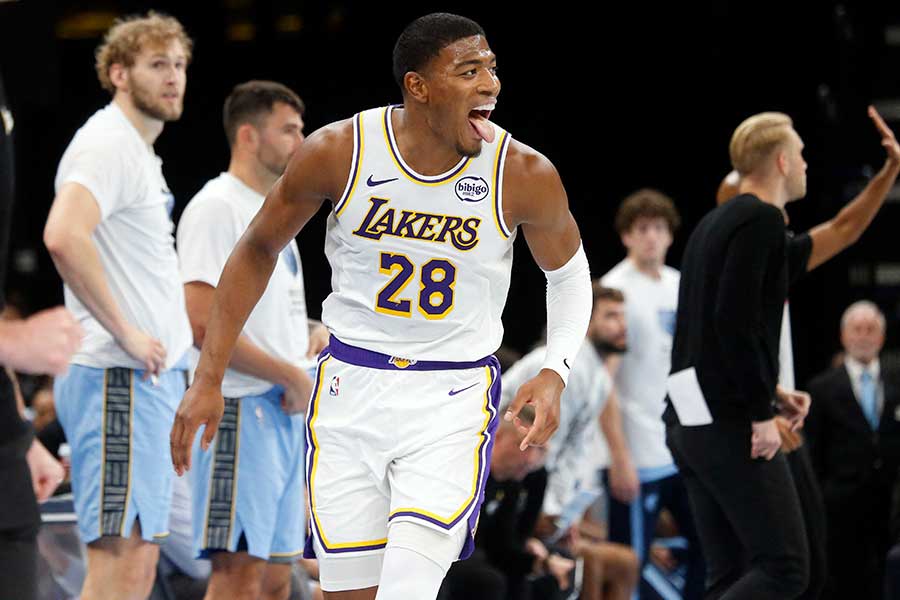 レイカーズの八村塁【写真:ロイター】